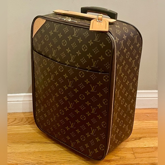 Louis Vuitton LV Monogram Pégase 45 Carry-on Roller Bag, Vintage, EUC - Picture 1 of 16